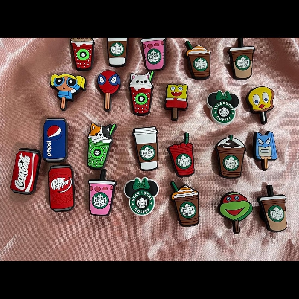 Croc charms 24 pcs